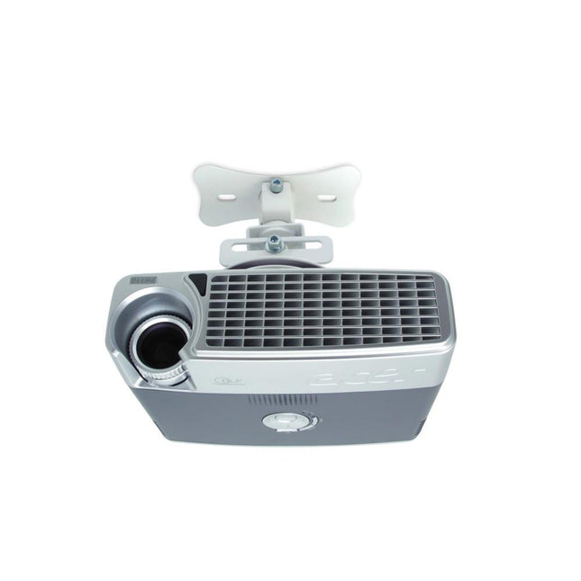 Atdec Telehook Flush Ceiling Projector Mount 15 kg Capacity, 360° Rotation & Quick Release, White
