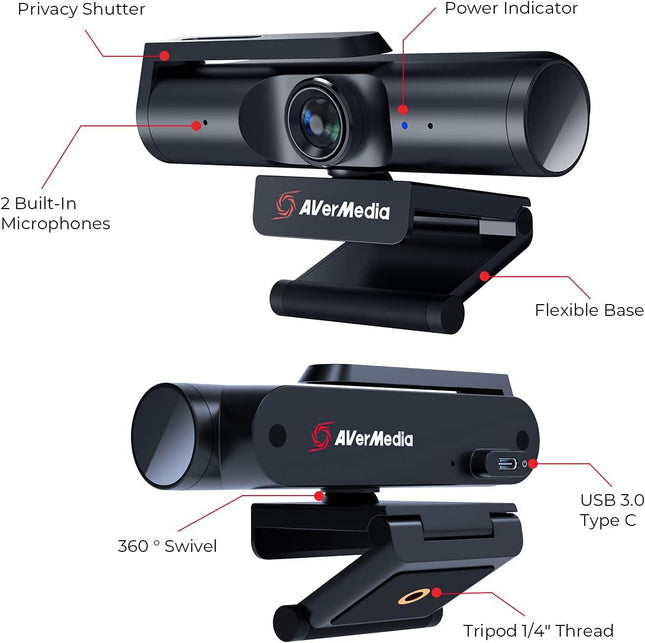 AverMedia Live Streamer 4K Web Camera 513 - PW513
