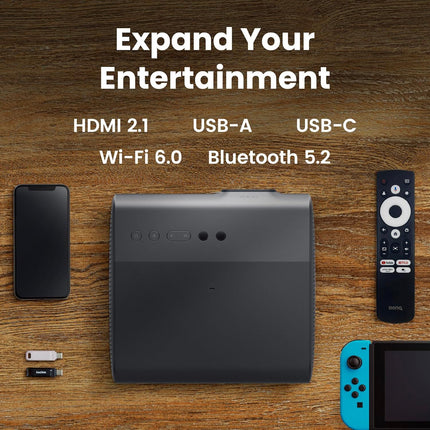 BenQ GP520 4K Home Projector that Adapts to Ambient Light and Spaces