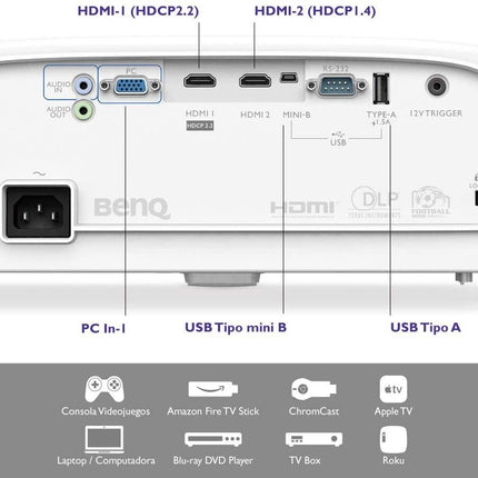 BenQ W1700M Home Cinema Projector with 4K UHD