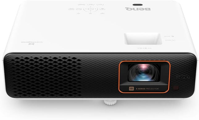 BenQ X500i 4K HDR 4LED Short-Throw Gaming & Home Theatre Projector - 2200 Lumens,0.69-0.83 T/R, 3D-Ready, 6.4 kg
