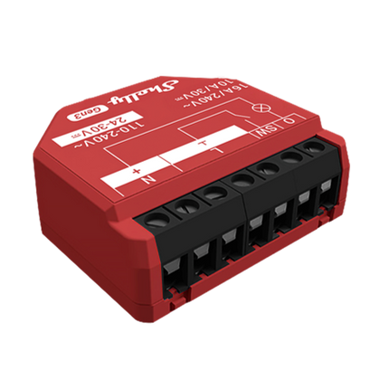 Shelly 1PM Gen3 Wi-Fi Smart Switch with Power Monitoring 16A