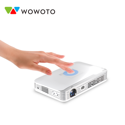 Wowoto T10 Full HD DLP Portable Smart Projector with Android 9.0 400 Lumens Built-in Battery Autofocus