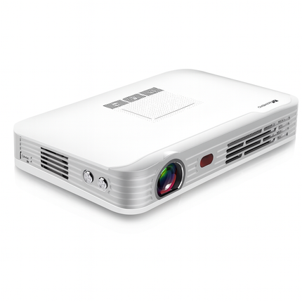 Wowoto T10 Full HD DLP Portable Smart Projector with Android 9.0 400 Lumens Built-in Battery Autofocus