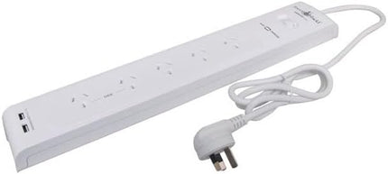 PowerShield ZapGuard 5 Way Surge Board with USB Charging 1400 Joules