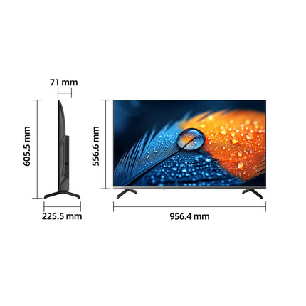 CHiQ U43QM10 43" 4K QLED Google TV with Dolby Vision & Atmos