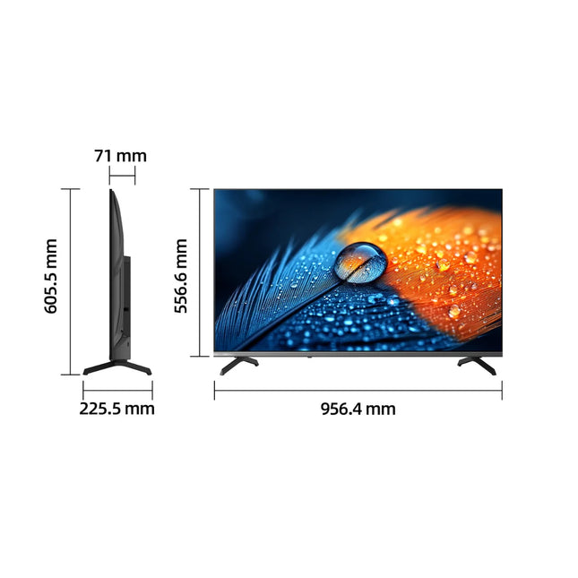 CHiQ U43QM10 43" 4K QLED Google TV with Dolby Vision & Atmos