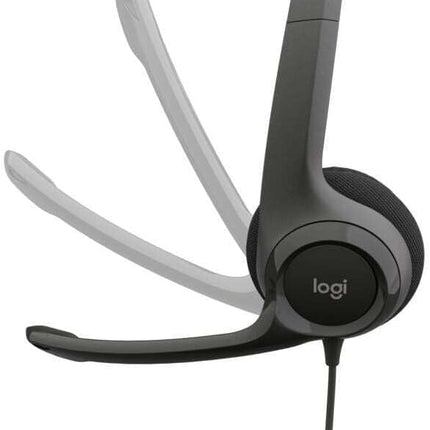 Logitech H390 USB Wired Headset with Noise-Canceling Mic