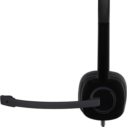 Logitech H151 Stereo Headset with Noise-Cancelling Mic and In-Line Controls
