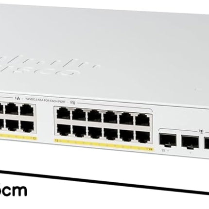 Cisco Catalyst C1300-24FP-4G 24-Port Gigabit PoE+ Managed Switch 370W