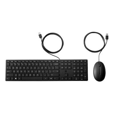 HP 320MK Wired Desktop Keyboard & Mouse Combo with Spill Resistance