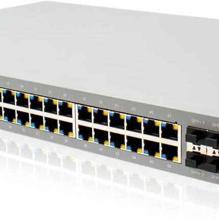 Alta Labs S48-APOE 48-Port PoE+ Managed Switch 740W 10Gb Uplinks