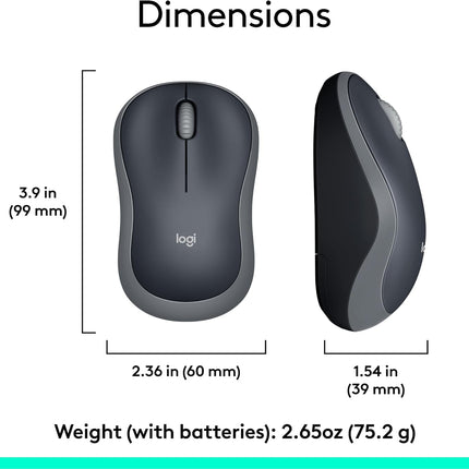 Logitech MK270r Wireless Keyboard & Mouse Combo with 3-Year Battery
