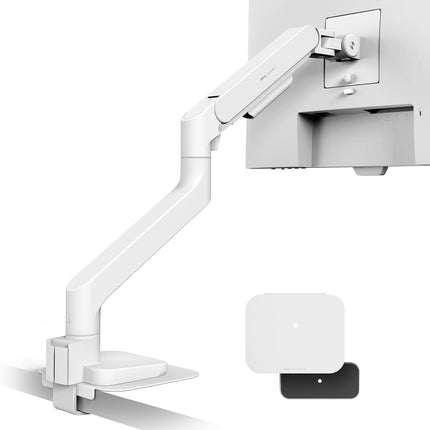 BenQ BSH02 Single Ergo Arm Monitor Mount White Gas Spring 17-45 Inch