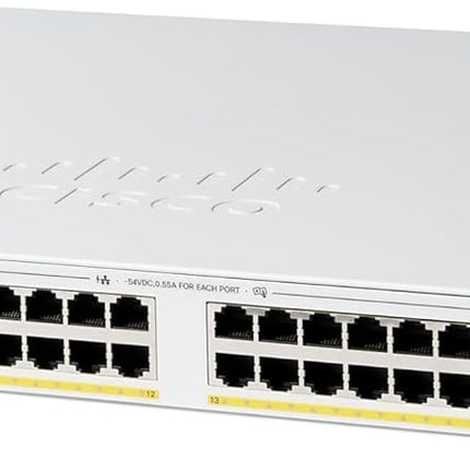 Cisco Catalyst C1300-24FP-4G 24-Port Gigabit PoE+ Managed Switch 370W
