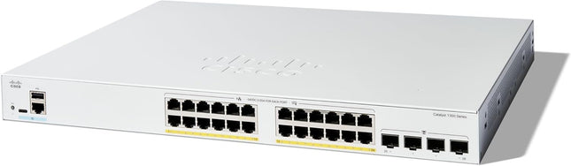 Cisco Catalyst C1300-24FP-4G 24-Port Gigabit PoE+ Managed Switch 370W