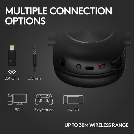 Logitech PRO X 2 LIGHTSPEED Wireless Gaming Headset with Graphene Drivers