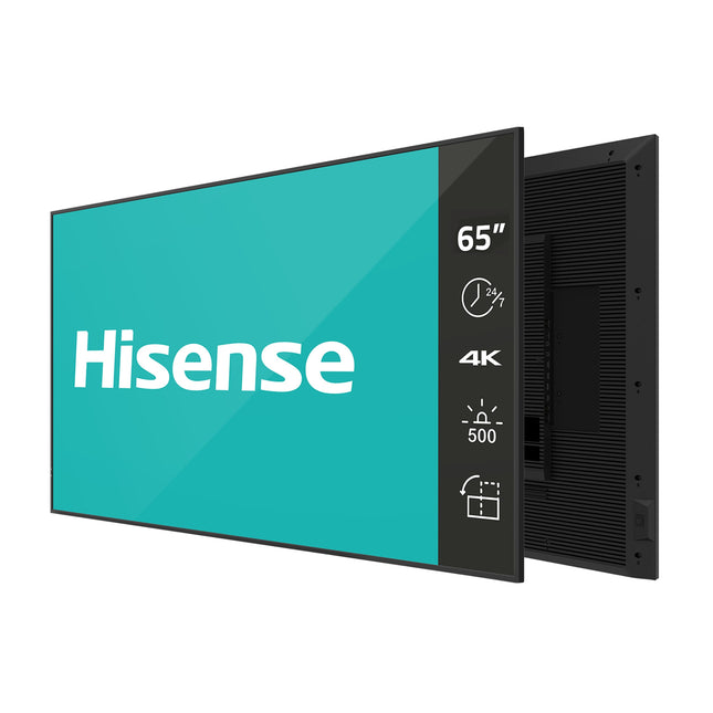 Hisense 65DM66D 65" 4K UHD Digital Signage Display 500 Nit 24/7