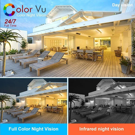 Hikvision DS-2CD2387G2P 8MP Panoramic ColorVu Turret IP Camera 180°