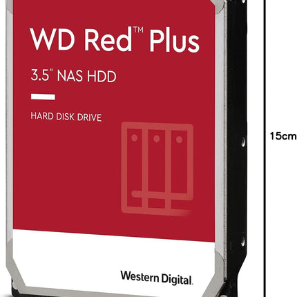 WD Red Plus 8TB NAS Internal Hard Drive 5640 RPM SATA 6Gb/s CMR