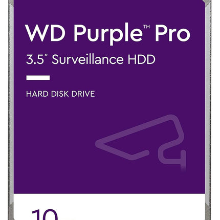 WD Purple Pro WD102PURP 10TB Surveillance Hard Drive 7200 RPM 512MB Cache