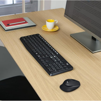 Logitech MK235 Wireless Keyboard & Mouse Combo with 3-Year Battery Life