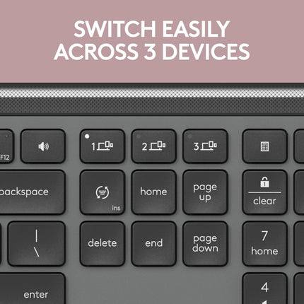 Logitech MK950 Wireless Keyboard & Mouse Combo with Multi-Device Pairing