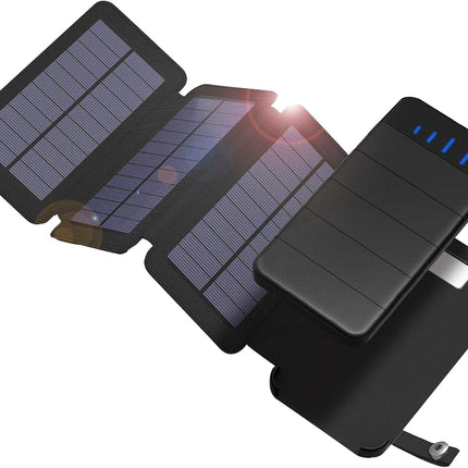 Cygnett ChargeUp Explorer 8K Solar Power Bank with LED Torch - Black