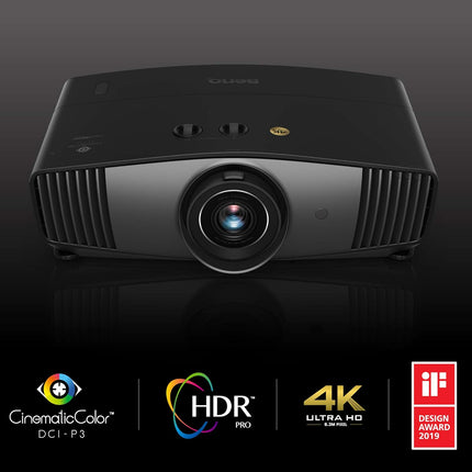 BenQ W5800 4K UHD laser Home Cinema Projector-2,600 Lumen, 3M Contrast, Motorised Lens Shift, HDR10+