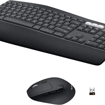 Logitech MK850 Multi-Device Wireless Keyboard & Mouse with Palm Rest