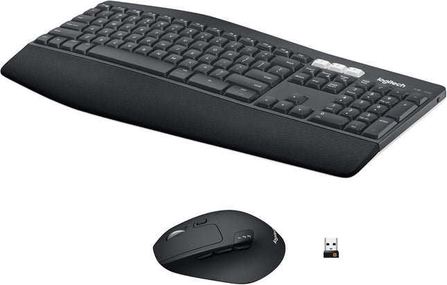 Logitech MK850 Multi-Device Wireless Keyboard & Mouse with Palm Rest