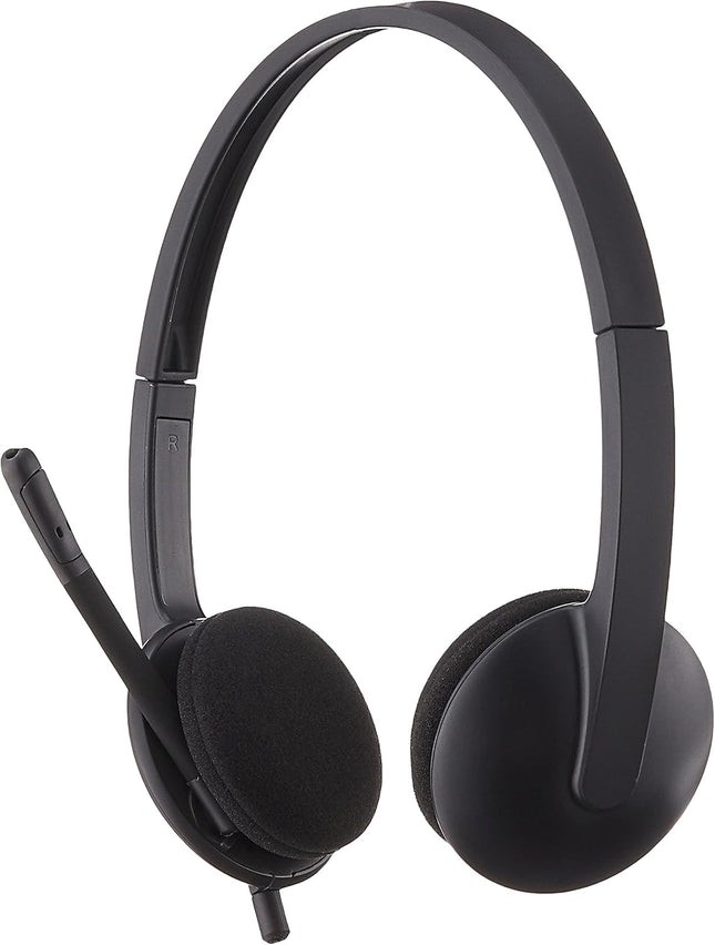 Logitech H340 USB Headset with Noise-Cancelling Mic for Clear Calls