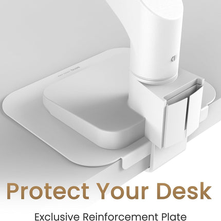 BenQ BSH02 Single Ergo Arm Monitor Mount White Gas Spring 17-45 Inch