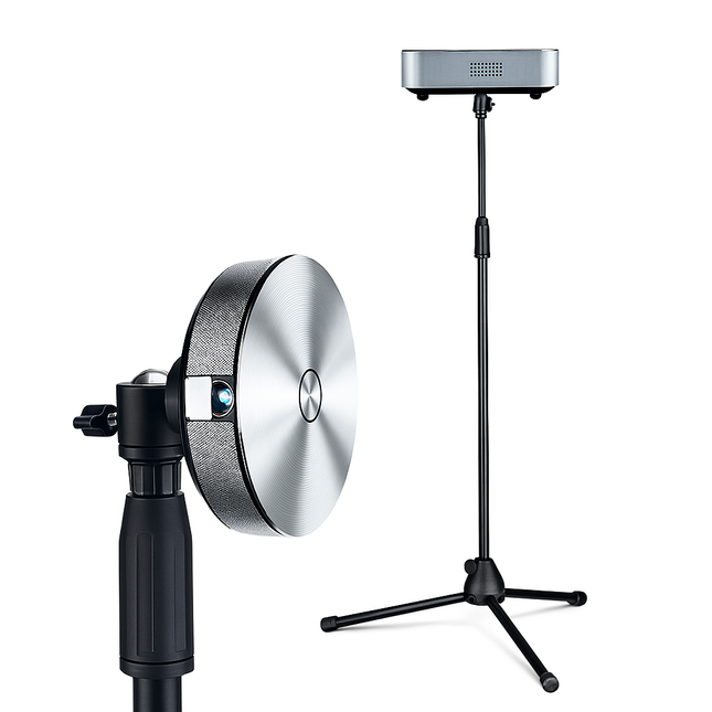 Lightweight Adjustable Projector Tripod Stand Mount with 1.5m Max Height - Stable, Portable & Universal Fit