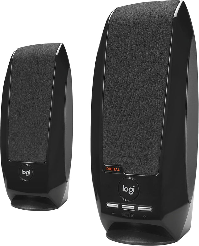 Logitech S150 USB Powered Compact Stereo Speakers for PC and Laptop