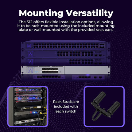 Alta Labs S12 12-Port SFP+ Distribution Switch with 10Gbps Cloud Mgmt