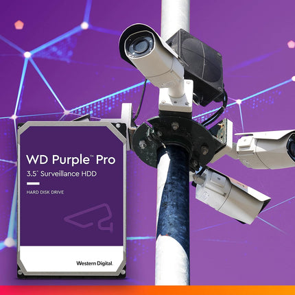 WD Purple Pro WD102PURP 10TB Surveillance Hard Drive 7200 RPM 512MB Cache