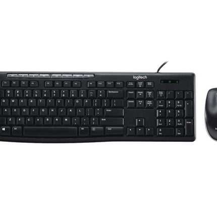 Logitech MK200 Wired USB Keyboard & Mouse Combo with Media Keys