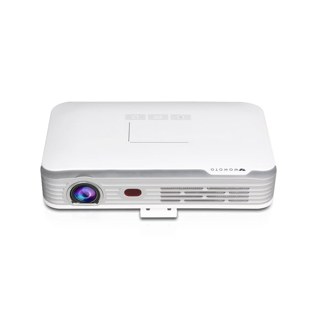 Wowoto T10 Full HD DLP Portable Smart Projector with Android 9.0 400 Lumens Built-in Battery Autofocus