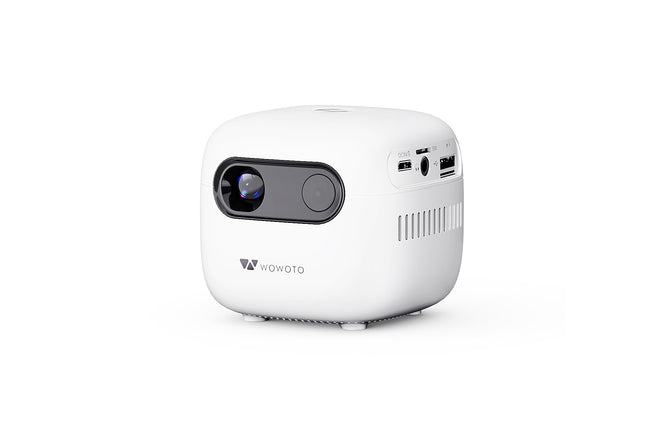 Wowoto Q8 Mini DLP Smart Projector HD, Android 9.0, Built-in Battery, Wi-Fi 2.4G/5G, Bluetooth 5.0, USB-C Charging