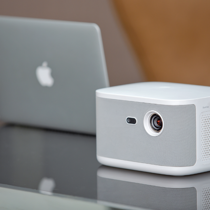 Wowoto F8 Plus DLP 1080P Smart LED Projector with 800 ANSI Lumens, Wireless Connectivity, Auto Keystone, and Built-In Android System