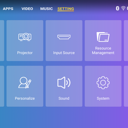 Wowoto F8 Plus DLP 1080P Smart LED Projector with 800 ANSI Lumens, Wireless Connectivity, Auto Keystone, and Built-In Android System