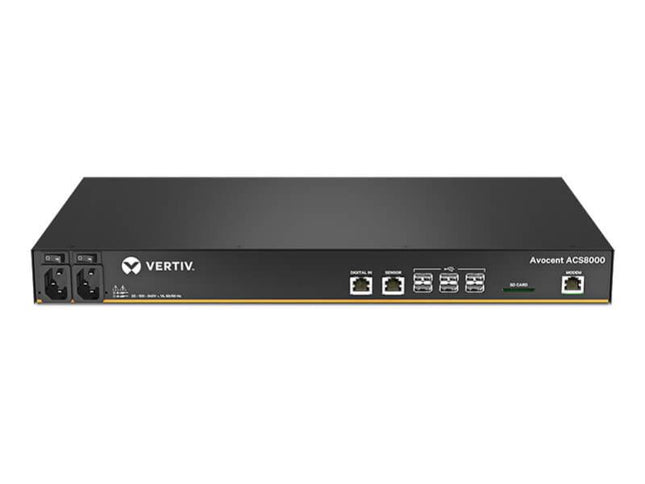 Vertiv ACS 8000 8-Port Serial Console Server Single AC Power 1U Rack
