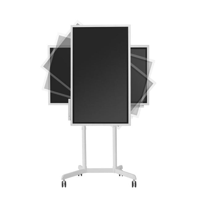 Atdec AD-TVC-70R-W Mobile TV Cart with 90° Display Rotation White