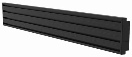 Atdec 125 Rail 1.25m Modular Aluminium Mount for Digital Signage Black