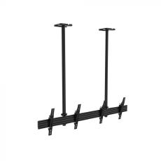 Atdec ADBS-2X1-17T2C Dual Display Ceiling Mount Twin Pole for Menu Boards