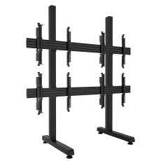 Atdec ADBS-2X2-17MFB Freestanding 2x2 Video Wall Mount for Four 55" Displays