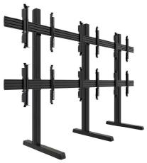 Atdec ADBS-3X2-30MFB Freestanding 3x2 Video Wall Mount for Six Displays