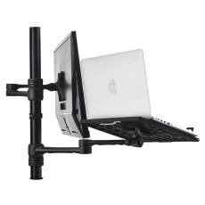 Atdec AFS-AT-NBC-B Dual Monitor & Notebook Swing Arm Desk Mount Black