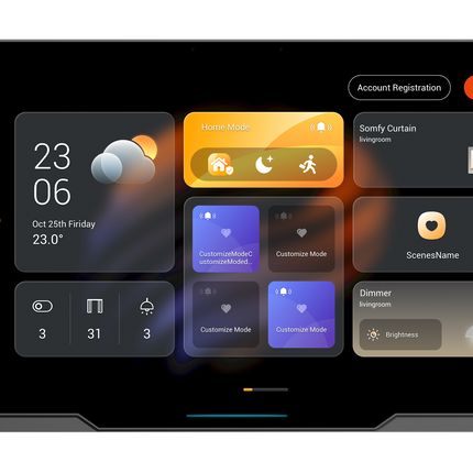 AKUBELA HyPanel Ultra 10.36" Smart Home Control Panel with PoE & 2K Display